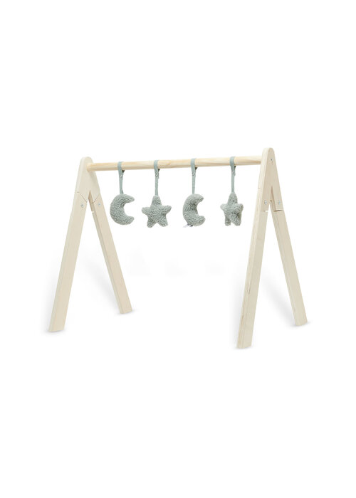 Jollein Jollein Babygym Speeltjes - Moon - Ash green- 4 Stuks