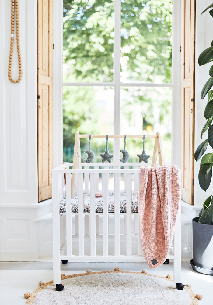 Babygym Speeltjes - Moon - Ash green- 4 Stuks