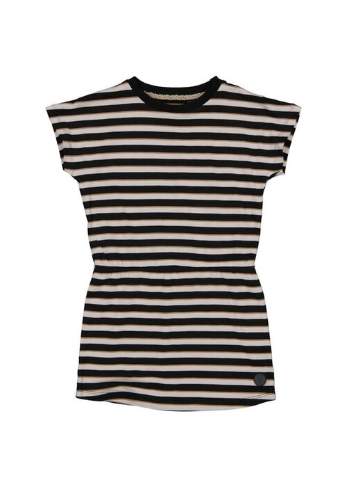 Levv Levv AOP Grey Charcoal Stripe VANILLA S221