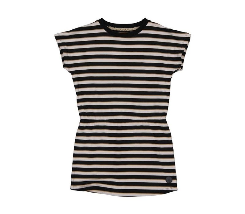 Levv AOP Grey Charcoal Stripe VANILLA S221