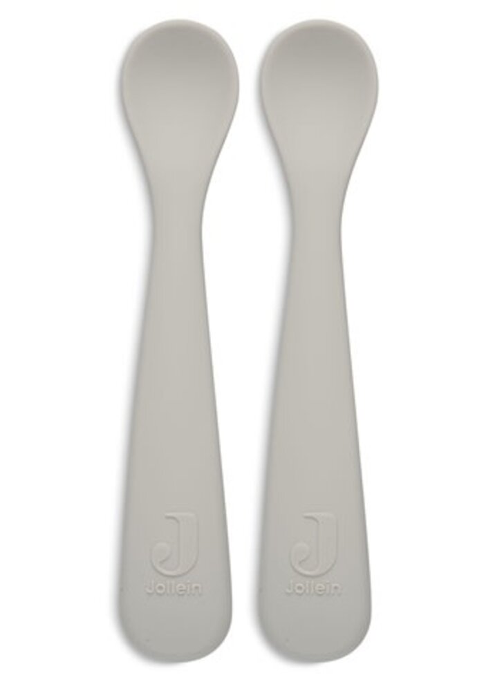 Jollein Siliconen Lepeltje Nougat (2pack)