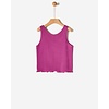 Yell-Oh Yell-Oh RIBBED TOP WITH LOWER BACK ORCHID