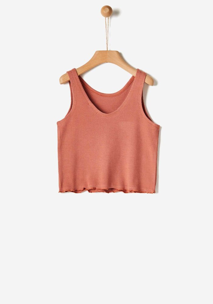 Yell-Oh RIBBED TOP LOWER BACK CANYON CLAY