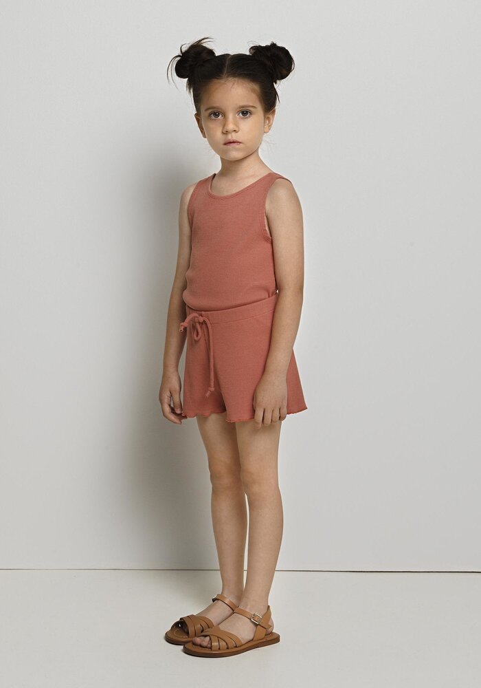 Yell-Oh RIBBED TOP LOWER BACK CANYON CLAY