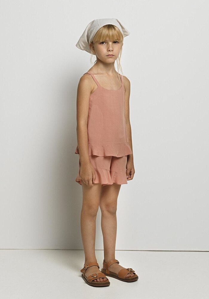 Yell-Oh FRILLED TOP MUTED CLAY