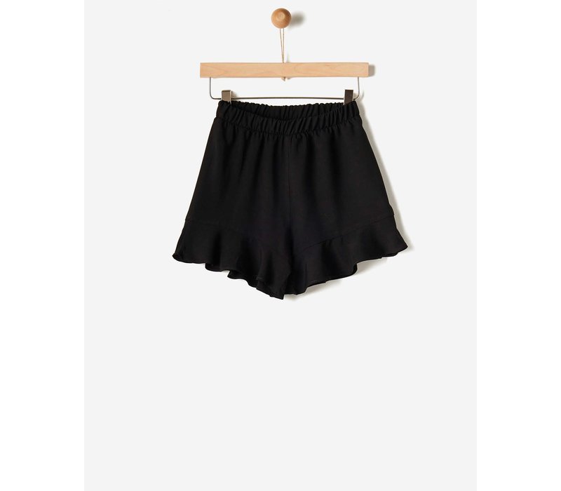 Yell-Oh FRILLED SHORTS BLACK