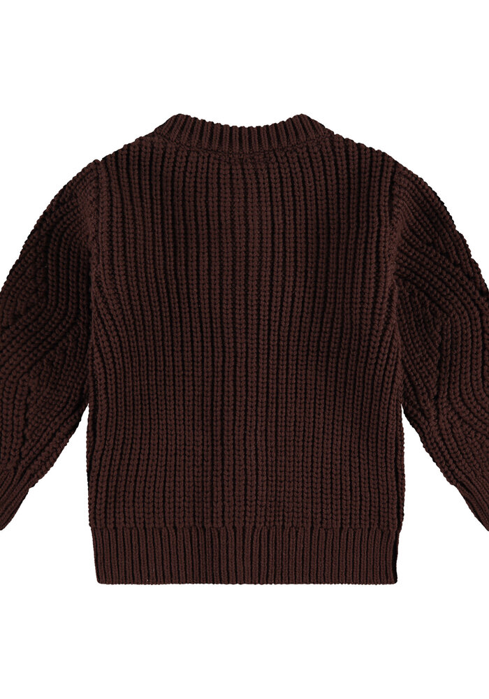 Babyface girls cardigan brown