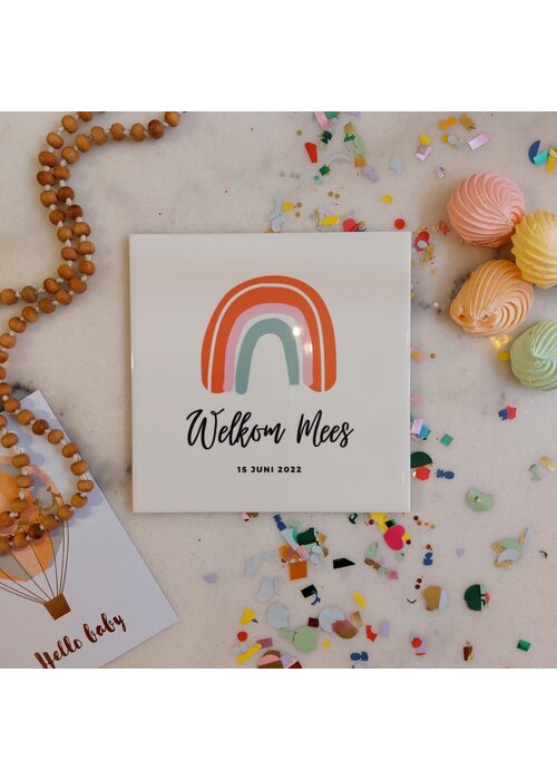 Geboortetegel (gepersonaliseerd)