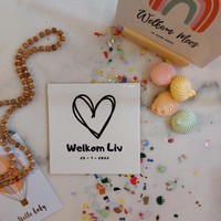 Geboortetegel (gepersonaliseerd)