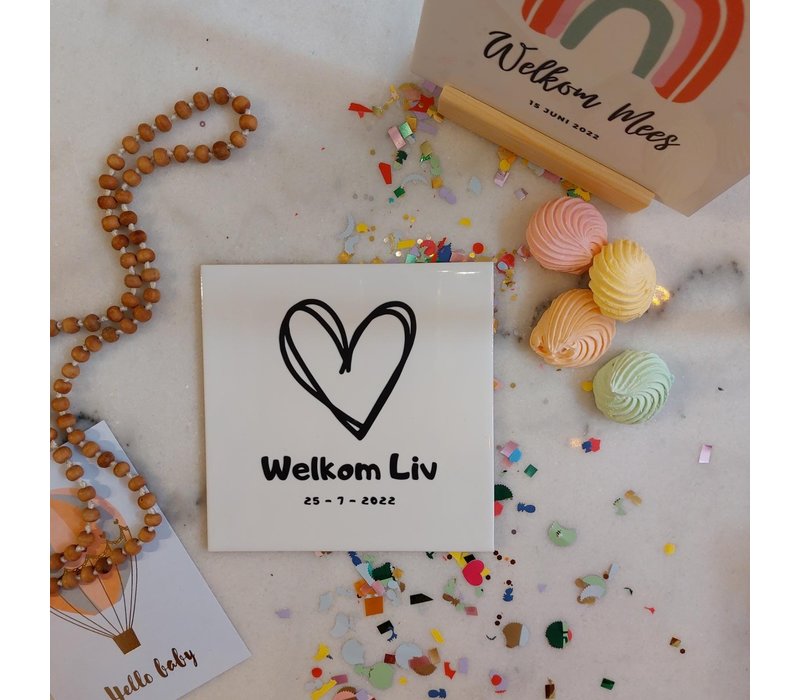 Geboortetegel (gepersonaliseerd)