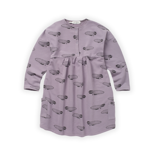 Sproet & Sprout Dress zeppelin print Ice purple 