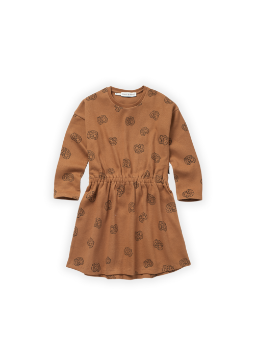 Sproet & Sprout Sproet & Sprout Skater dress pretzel print Lion