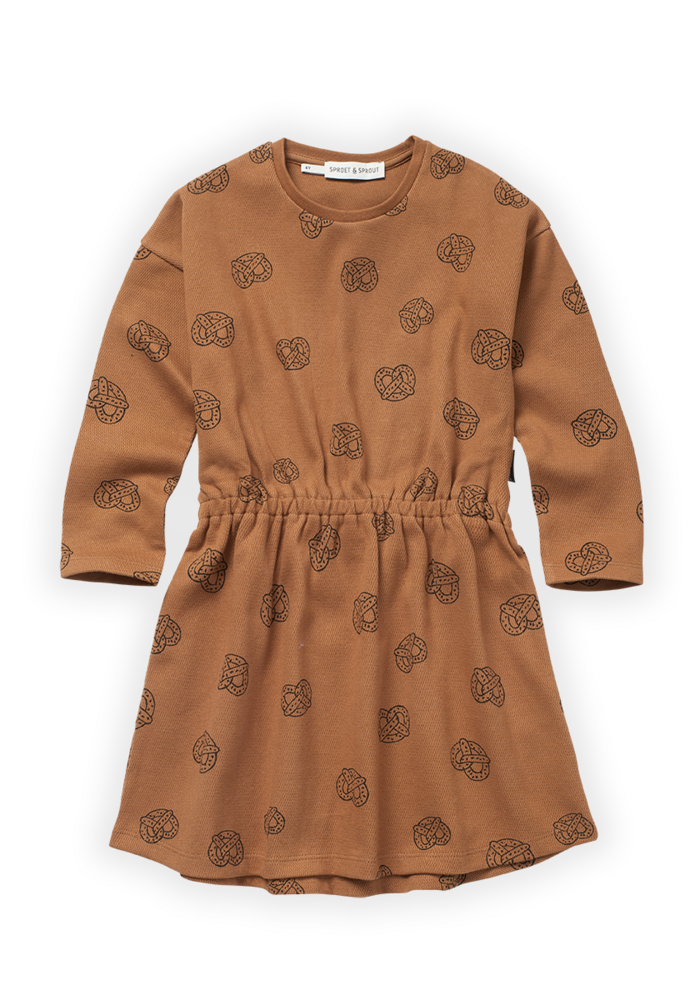 Sproet & Sprout Skater dress pretzel print Lion