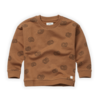 Sproet & Sprout Sproet & Sprout Sweatshirt pretzel print Lion