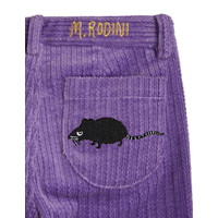 Mini Rodini Corduroy flared trousers Purple