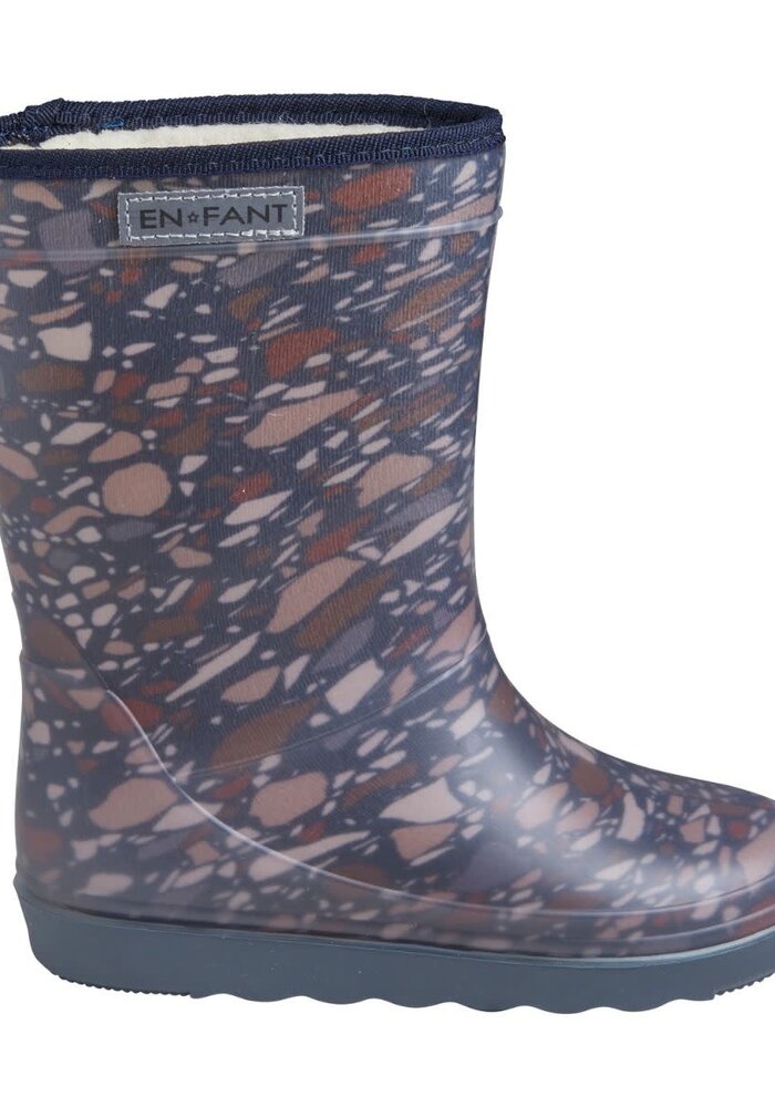 Enfant Thermo Boots Print Parisian Night