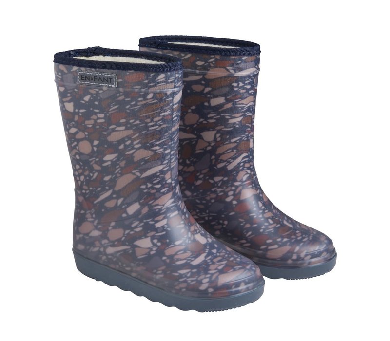 Enfant Thermo Boots Print Parisian Night