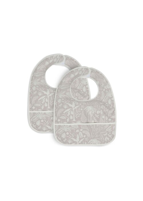 Jollein Jollein bib waterproof botanical nougat