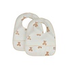 Jollein Jollein bib waterproof teddy bear