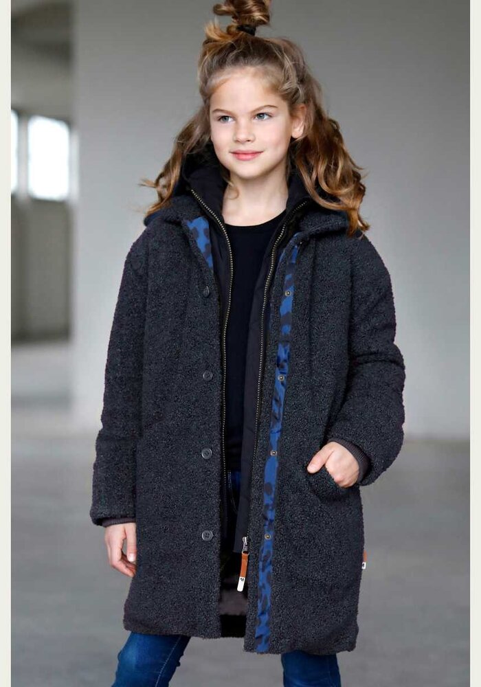 Moodstreet MT Girls Jacket Hood Navy
