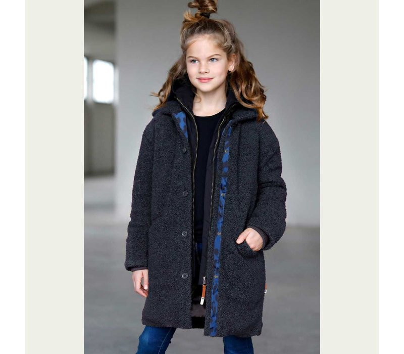 Moodstreet MT Girls Jacket Hood Navy