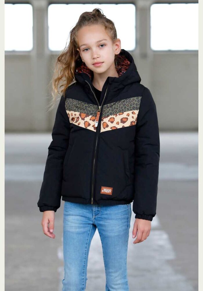 Moodstreet MT Girls Jacket Colourblock Black