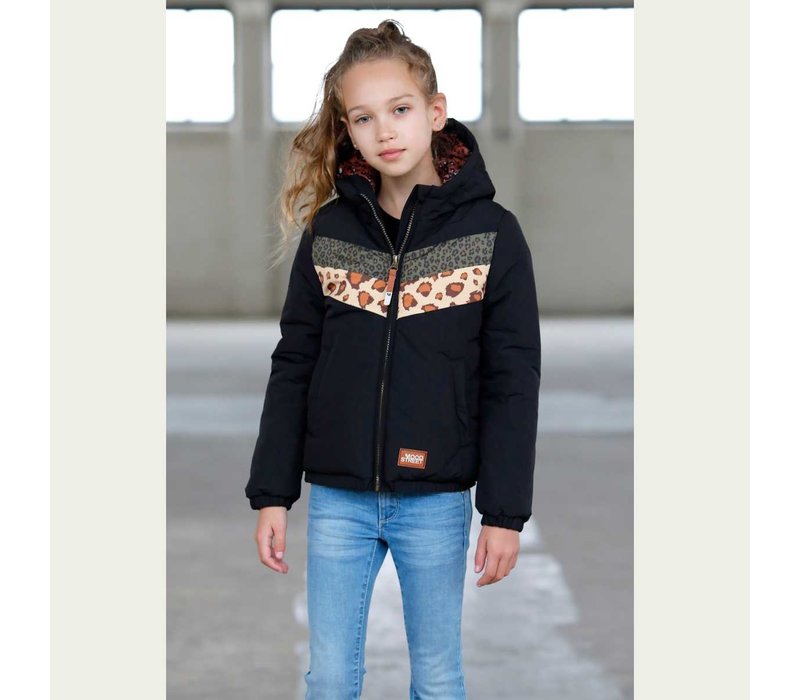 Moodstreet MT Girls Jacket Colourblock Black