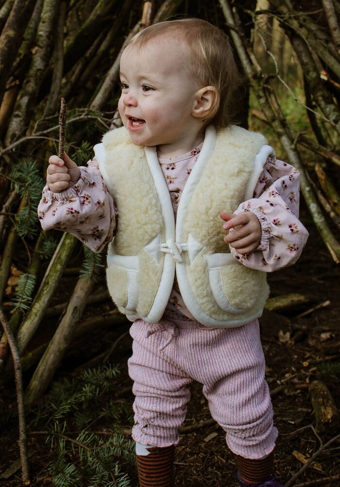 We Are Wovens Bodywarmer Flat White