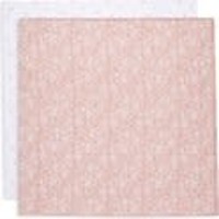 Jollein Hydrofiele Doek 70x70 cm (2pack) Paisley & Halo Rosewood GOTS
