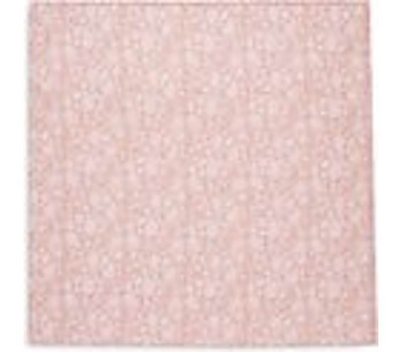 Jollein Hydrofiele Doek 70x70 cm (2pack) Paisley & Halo Rosewood GOTS