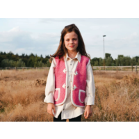 We Are Wovens Bodywarmer Bubble Tea Pink