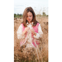 We Are Wovens Bodywarmer Bubble Tea Pink