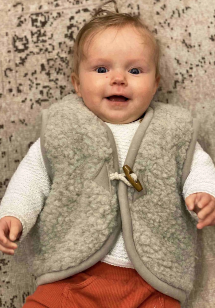 We Are Wovens Bodywarmer Earl Grey Grey