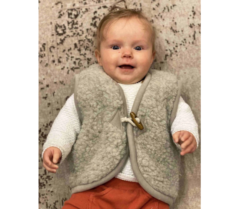 We Are Wovens Bodywarmer Earl Grey Grey