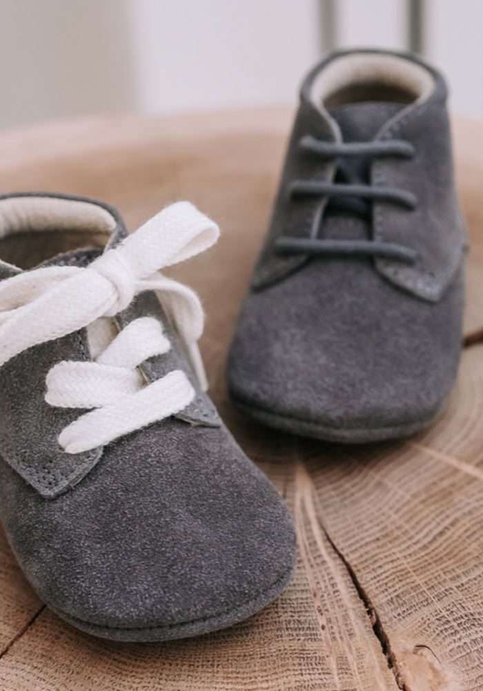 MAVIES Classic Boots Grey Suede