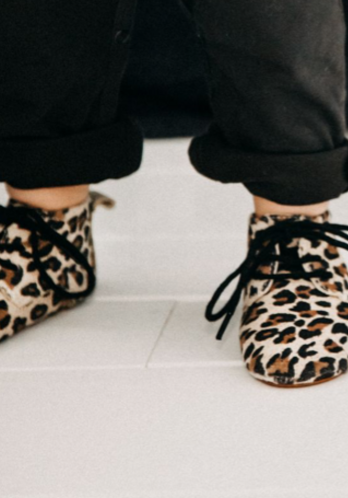 MAVIES Classic Boots Leopard/Gold