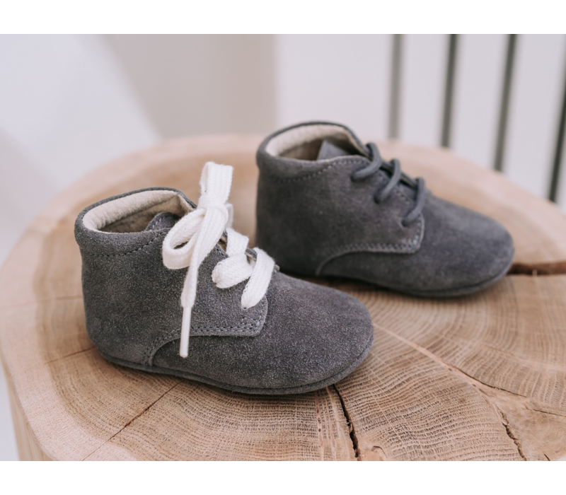 MAVIES Classic Boots Grey Suede