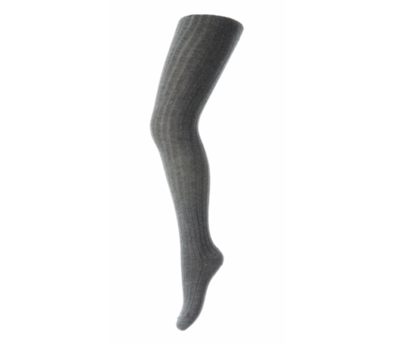 MP Denmark Cotton rib tights Dark Grey Melange