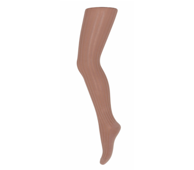 MP Denmark Cotton rib tights Copper Brown