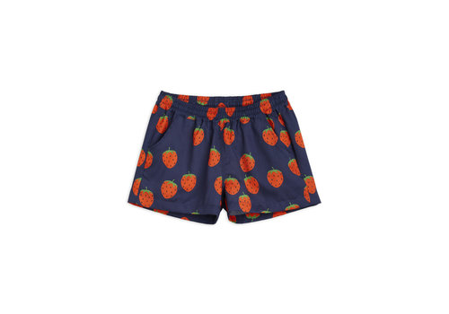 Mini Rodini Mini Rodini Strawberries aop woven shorts Blue