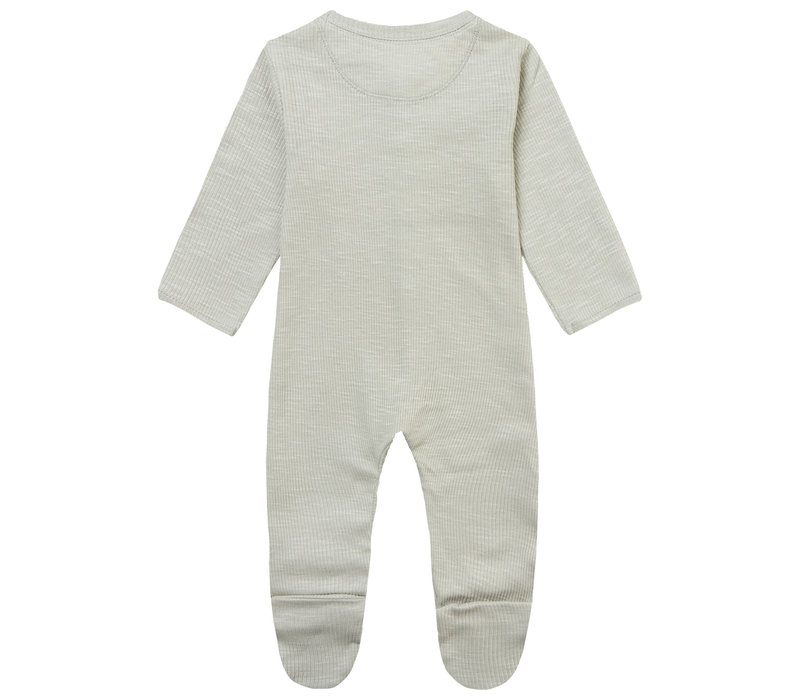 Noppies Unisex Playsuit Memphis long sleeve Willow Grey