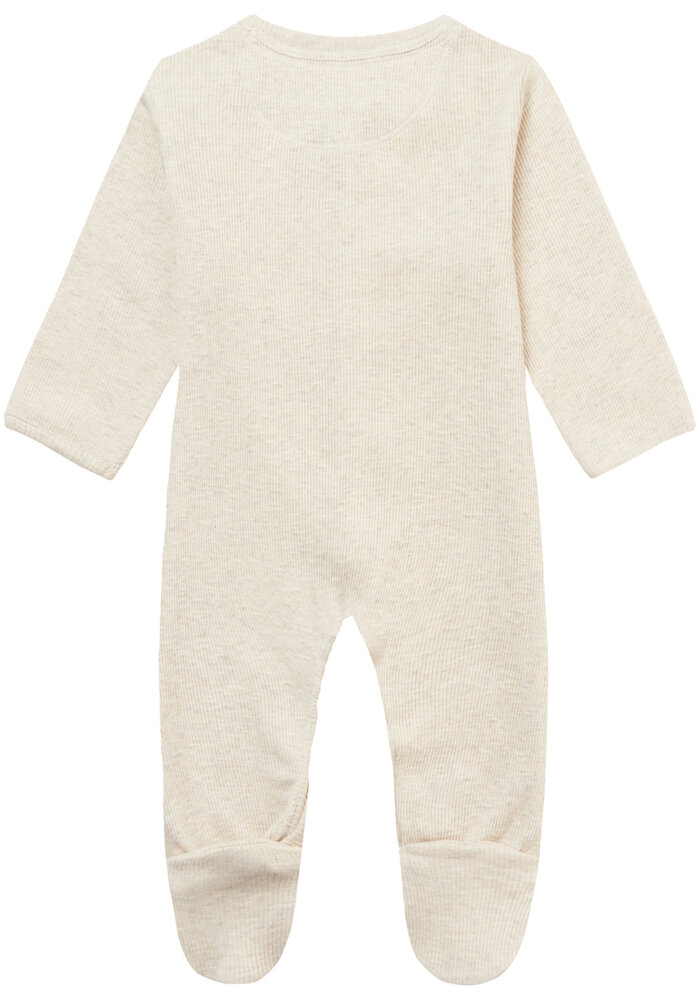 Noppies Unisex Playsuit Memphis long sleeve RAS1202 Oatmeal
