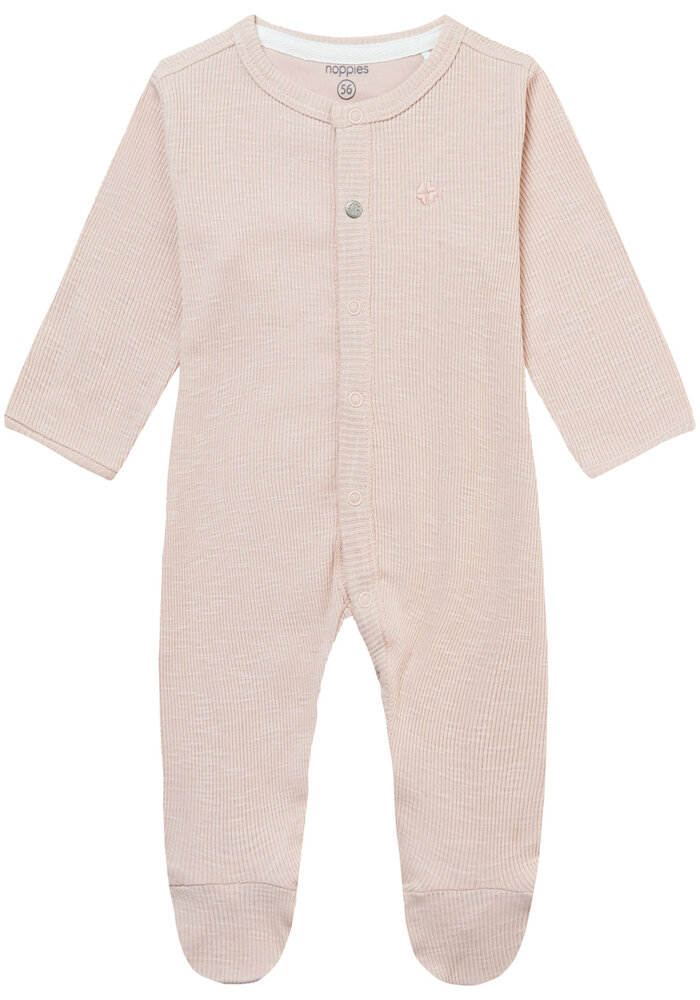 Noppies Unisex Playsuit Memphis long sleeve Rose Smoke