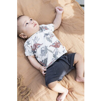 Noppies Boys Tee Mendota short sleeve all over print RAS1202 Oatmeal