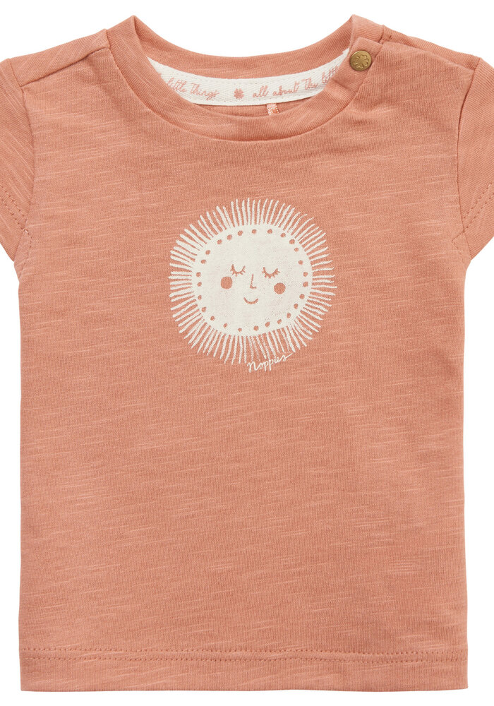 Noppies Girls Tee Nicollet short sleeve Chest Rose Dawn