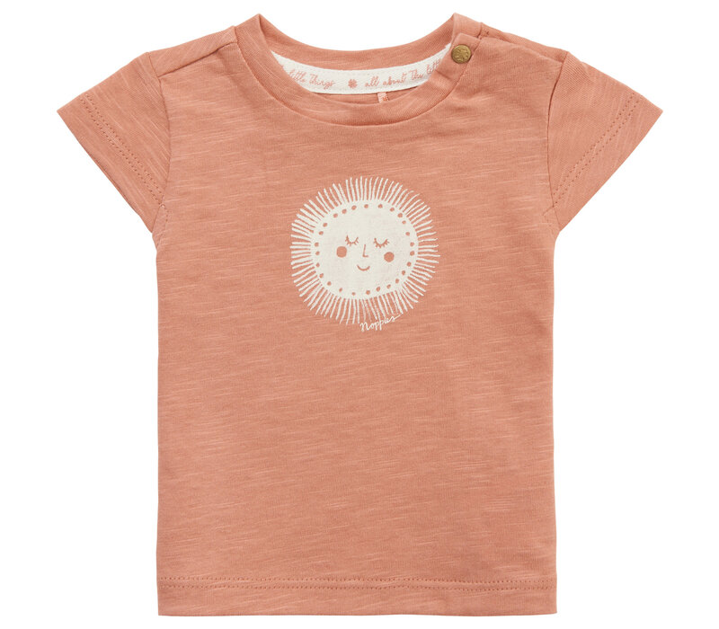 Noppies Girls Tee Nicollet short sleeve Chest Rose Dawn
