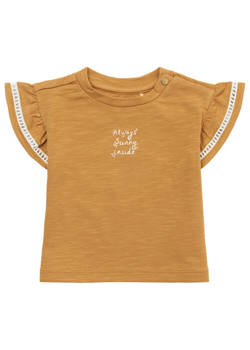 Noppies Noppies Girls Tee North Oaks short sleeve Chest Apple Cinnamon