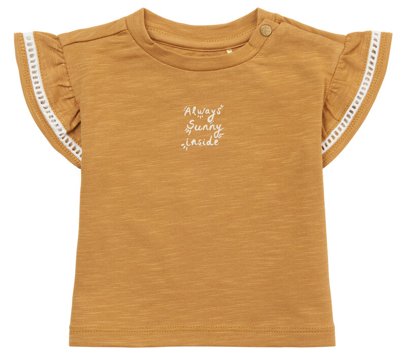 Noppies Girls Tee North Oaks short sleeve Chest Apple Cinnamon