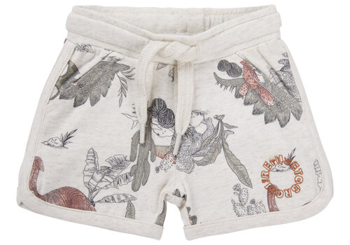 Noppies Noppies Boys Short Moville all over print RAS1202 Oatmeal