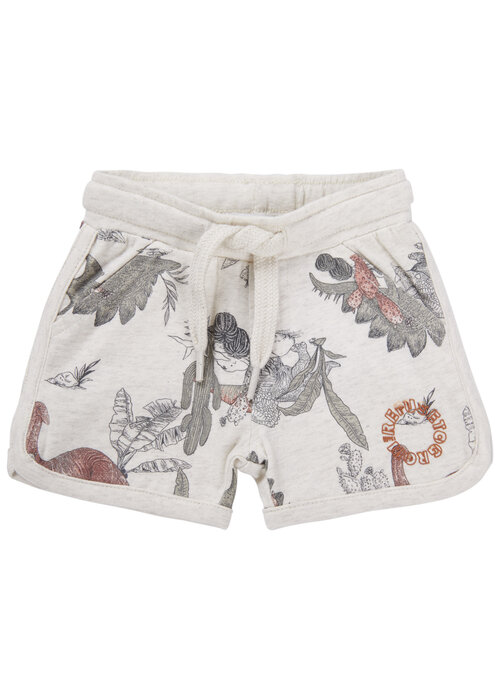 Noppies Noppies Boys Short Moville all over print RAS1202 Oatmeal